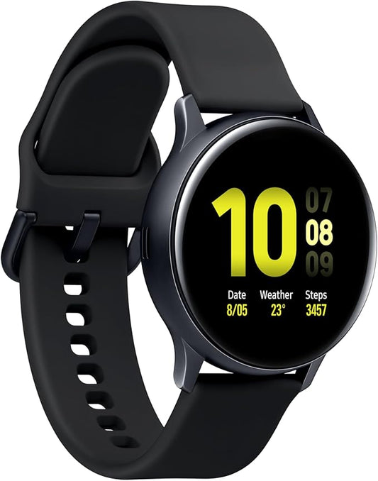Active 2 Smartwatch (Bluetooth, 44mm) Black, Aluminium Dial, Silicon Strap, Steel Chain