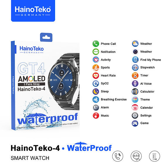 Haino Teko -4 Water Proof Smart watch