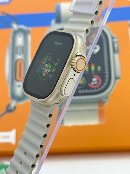 FG01 Ultra 7 In 1 Strap New Smart Watch 49mm 2.01inch Full Touch Screen Sport Fitness Bluetooth Call Smartwatch Life Waterproof Heart Rate Blood Pressure Sleep Monitor