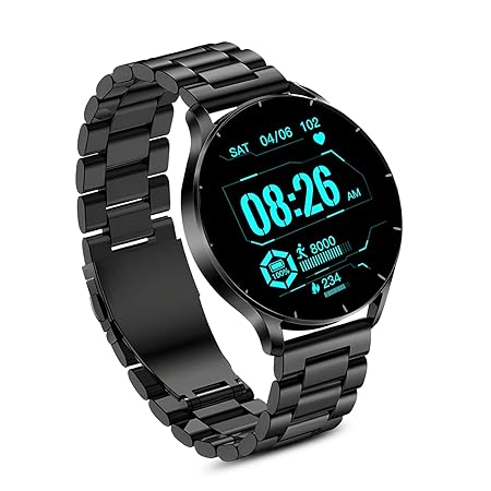 Active 2 Smartwatch (Bluetooth, 44mm) Black, Aluminium Dial, Silicon Strap, Steel Chain