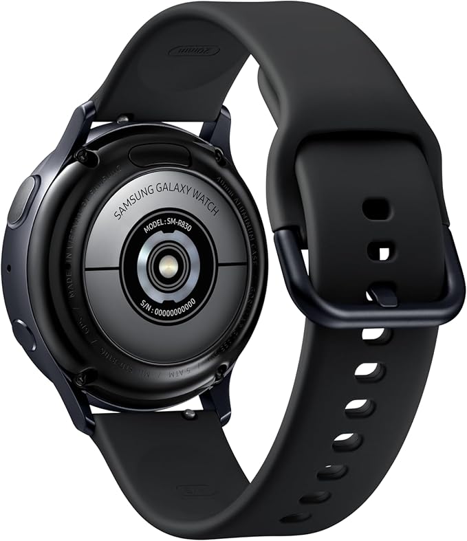 Active 2 Smartwatch (Bluetooth, 44mm) Black, Aluminium Dial, Silicon Strap, Steel Chain
