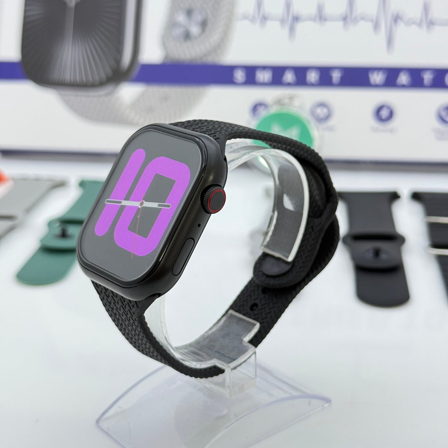 Series 10 Smart Watch With Seven Straps , Amoled Display (TLTM- M38)