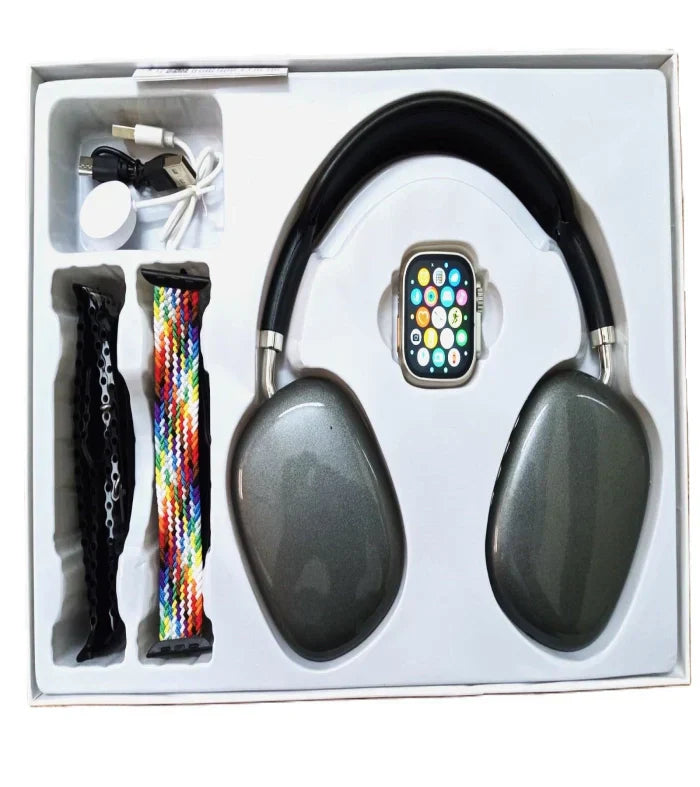 P9 Ultra 2 Smart Watch Combo with Headphones – Advanced Wearable Technology